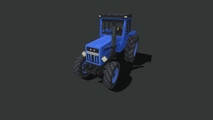 Tractor E-Mass 1002 3D Model
