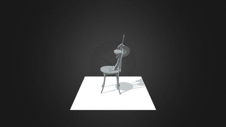 20's mafia - chair + objects 3D Model