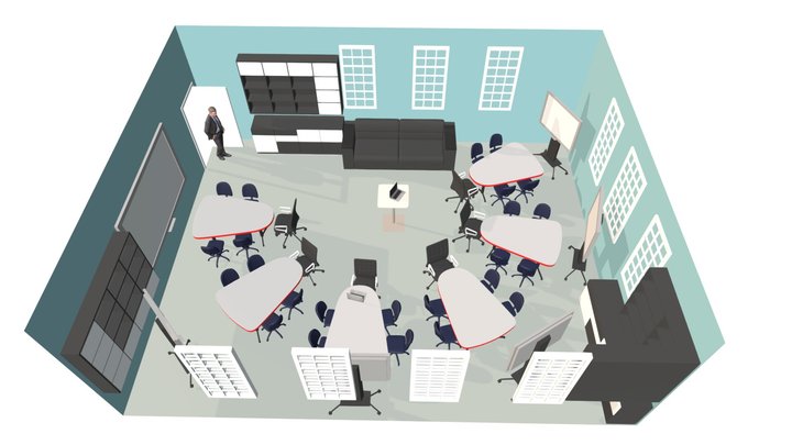 Classroom-1c 3D Model