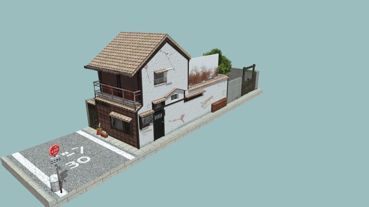 DAE Rowhomes - Tokyo 3D Model