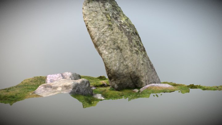 Bordastubble Standing Stone 3D Model