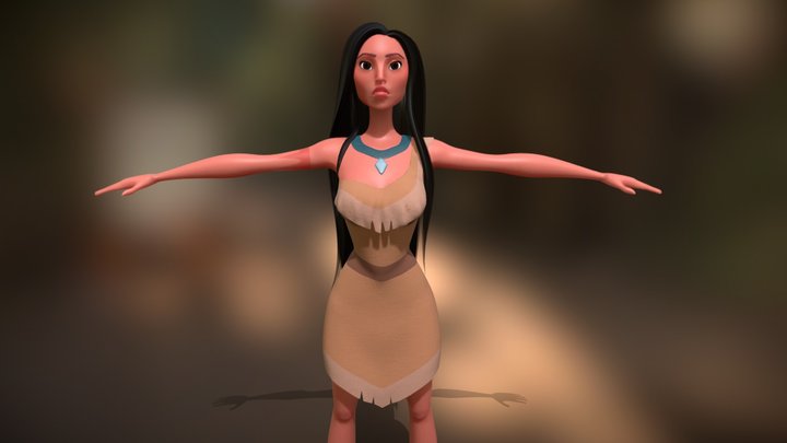 Pocahontas 3D Model