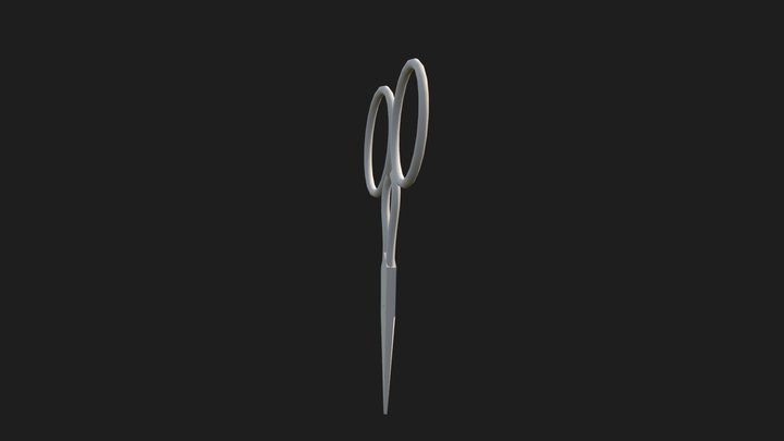 Sewing Scissors 3D Model