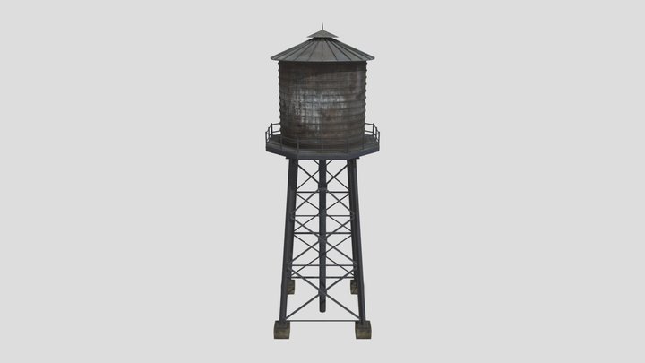 Water tower 3D Model