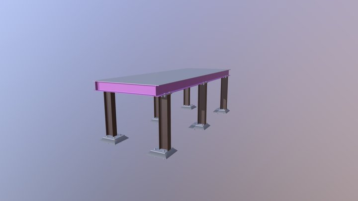 Plataforma Metálica 3D Model