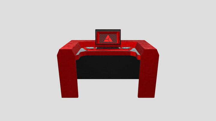 My new streaming desktop 3D Model