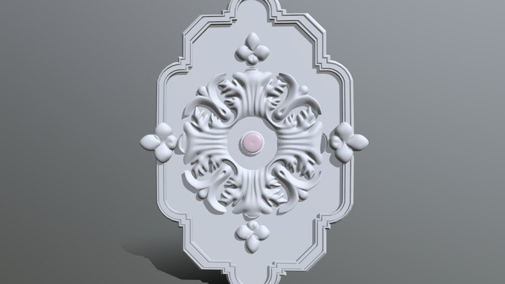 Low poly doorbell 3D Model