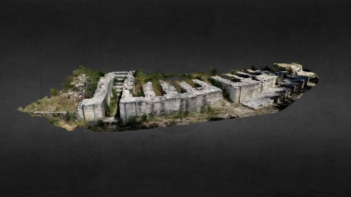 Amphitheatre - Brions (33) 3D Model