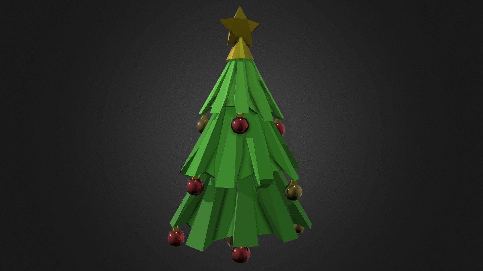 Stylised christmas tree - Download Free 3D model by sam (@pigeons ...