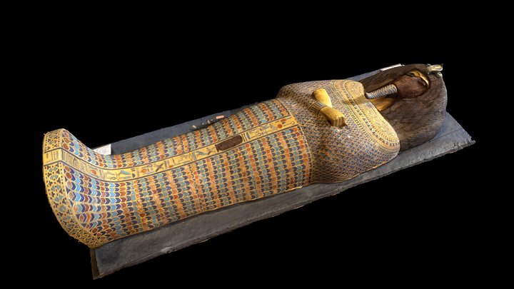 Coffin of Akhenaten, Tomb KV55 – Modello 3D gratuito STL
