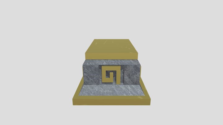 STATUE_PEDASTALL 3D Model