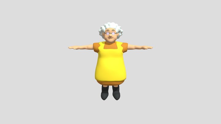 Muriel Bagge (Courage the Cowardly Dog) 3D Model