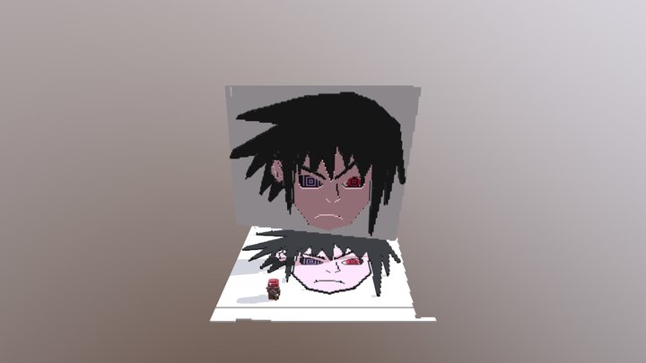 CTB Sasuke Uchiha Complet 3D Model