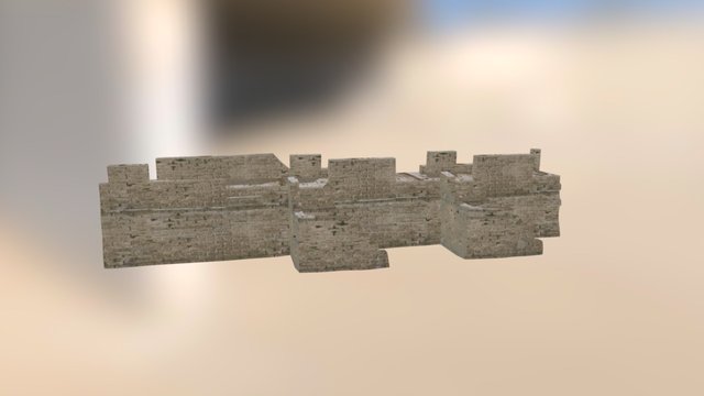 城牆 3D Model