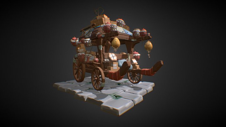 A Merchants Honey Wagon - DAE 3D Model