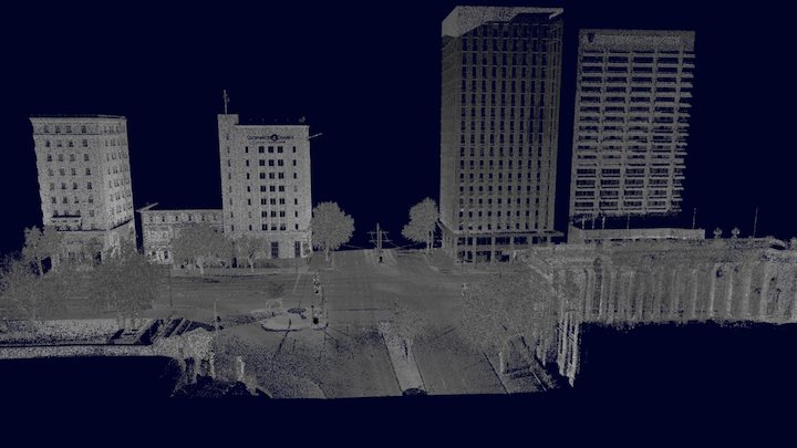 North Terrace - Cloud 3D Model