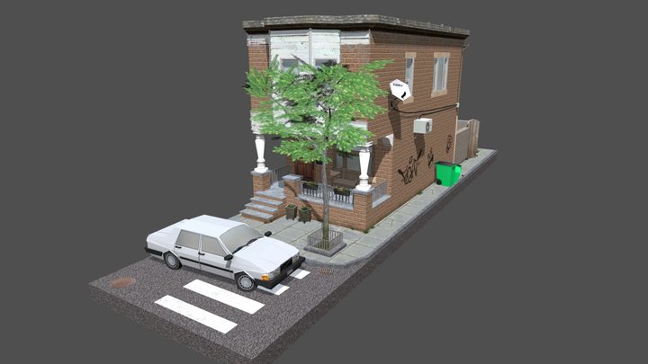DAE Rowhomes - Philadelphia 3D Model