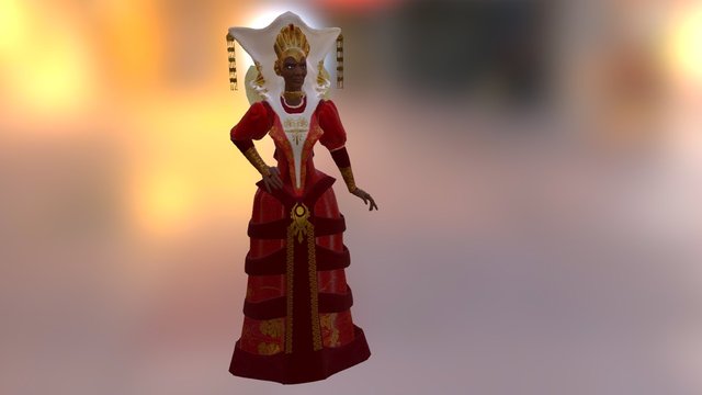 Space Queen 3D Model