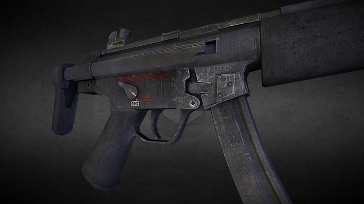 HK MP5 3D Model
