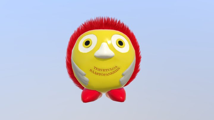 Piggy Bank Faun 3D Model