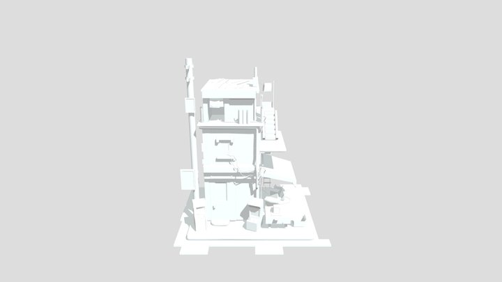 Stylized House 3D Model