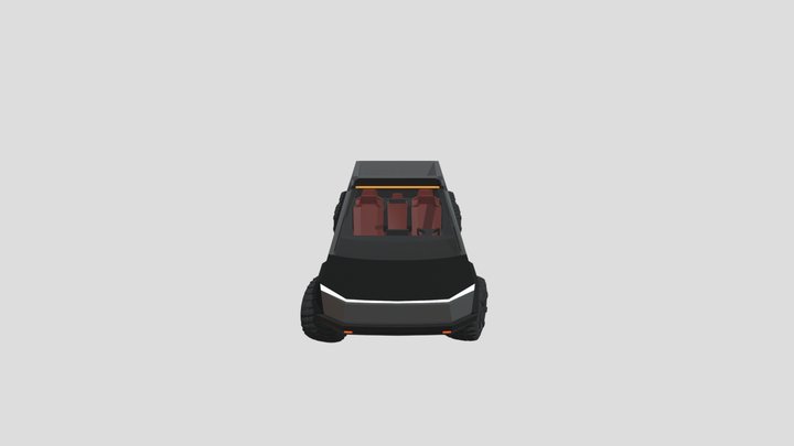 Tesla Cybertruck 6x6 3D Model