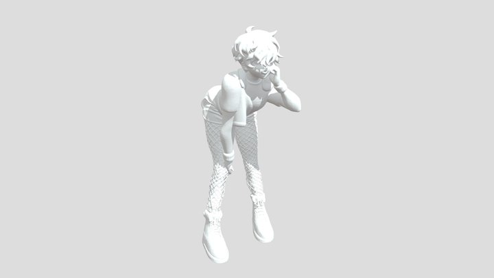 Bubbly Expression 3D Model