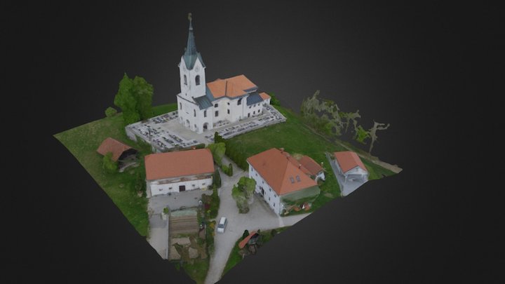 Cerkev sv. Marjete, Prežganje, Ljubljana 3D Model