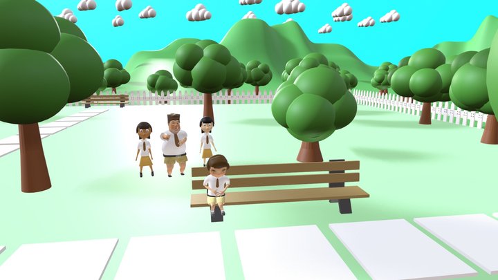 SOCIAL BULLYING 3D Model