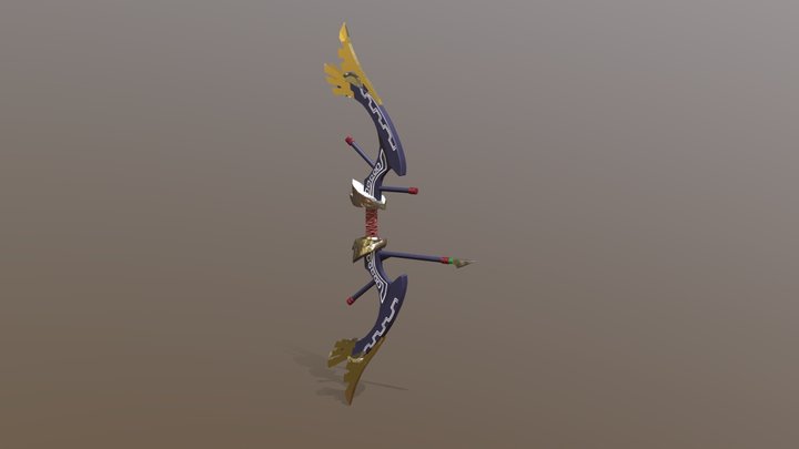 GreatEagleBow-BOTW-parcialTexturizacion 3D Model