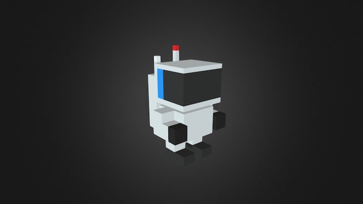 Low Poly Mini Astronaut 3D Model