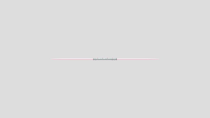 Darth Maul Lightsaber 3D Model