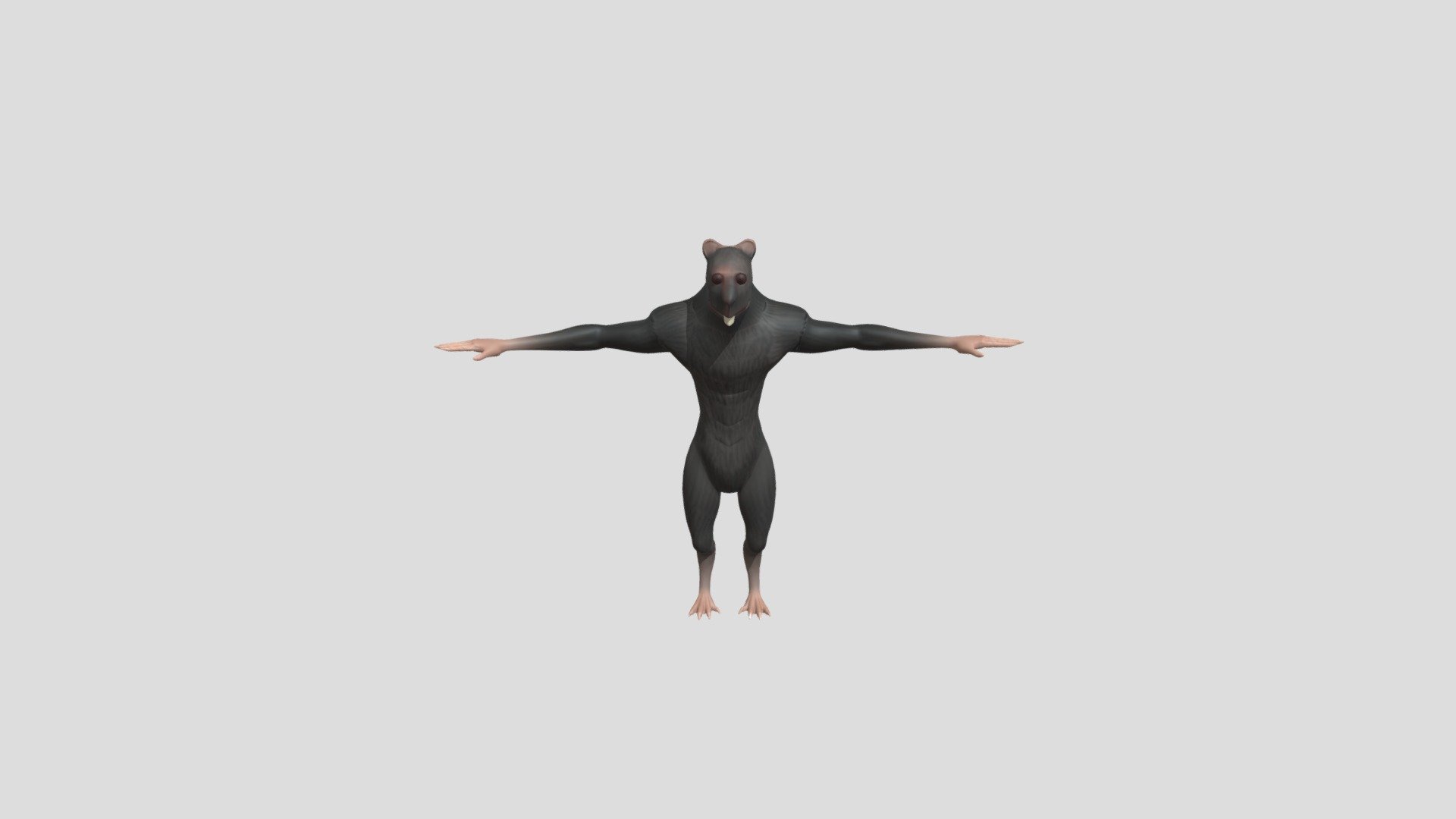 Rat Finished With Rig - 3D model by mark_skoom2 [8bd4e2f] - Sketchfab