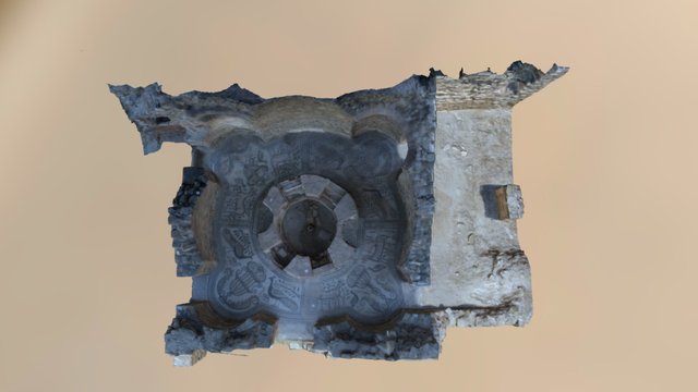 The Baptistery from the Episcopal basilica 3D Model