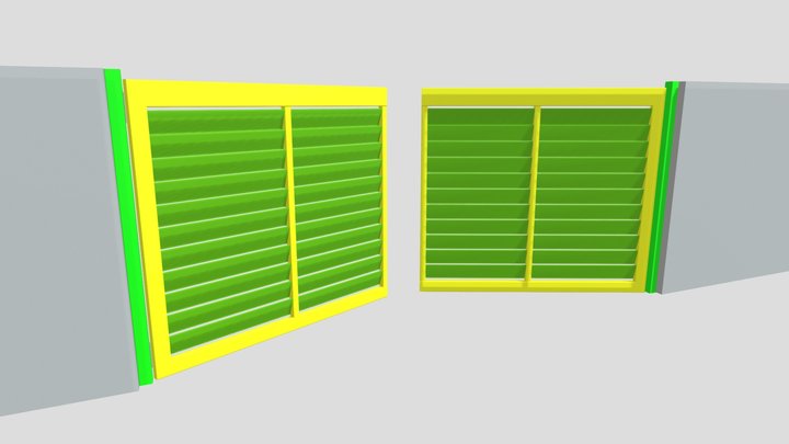 Gravelle Driveway Gate 3D Model