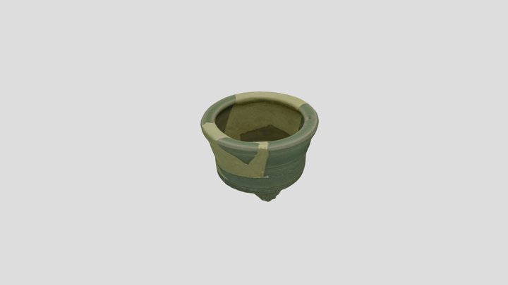 根来寺遺跡出土（岩出市）　青磁香炉 – Modello 3D gratuito STL