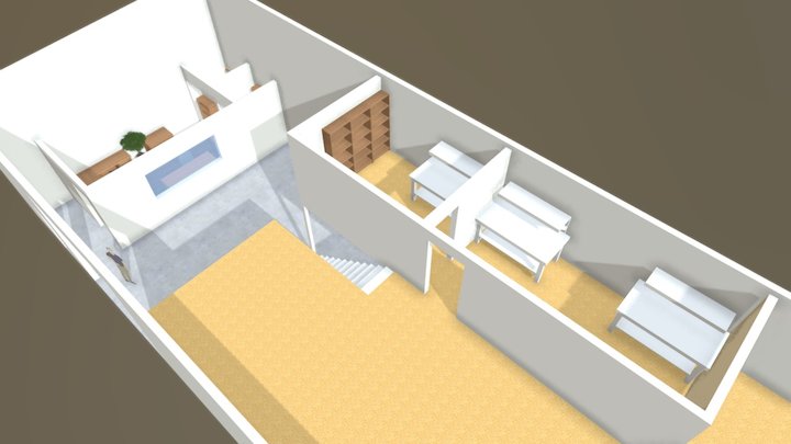 warehouse - 2nd floor 3D Model