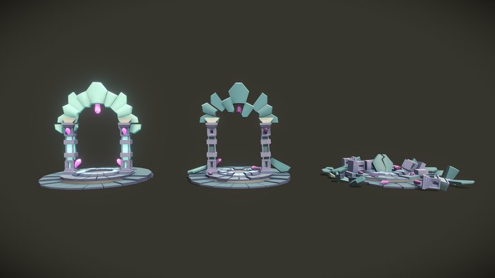 Damage Portal 3D Model