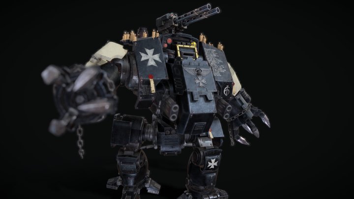 Brutalis Dreadnought 40K 3D Model