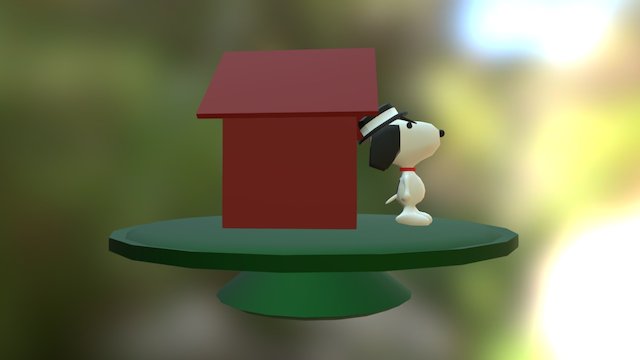 Snoopy the Dogfather 3D Model