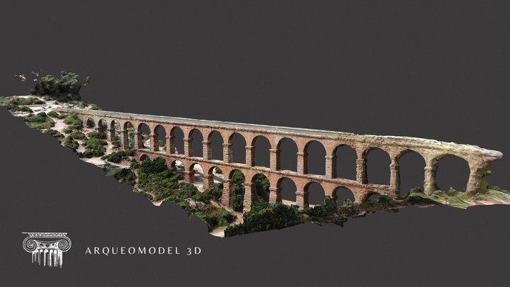 Acueducto Puente del Diablo - TARRAGONA 3D Model