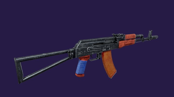 AKS-74 3D Model