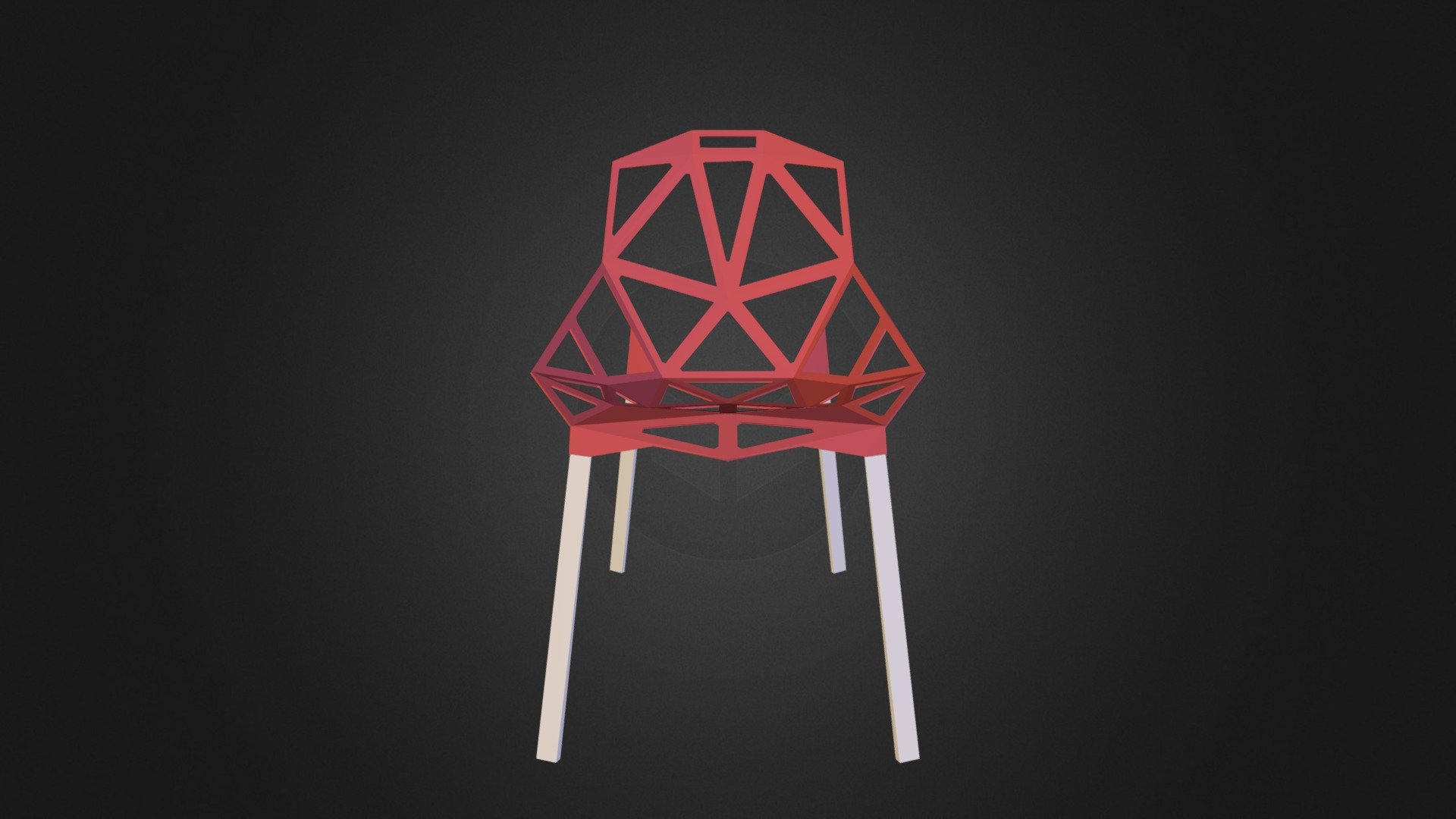 Chair_One Stacking Base 3D model by Herman Miller, Inc