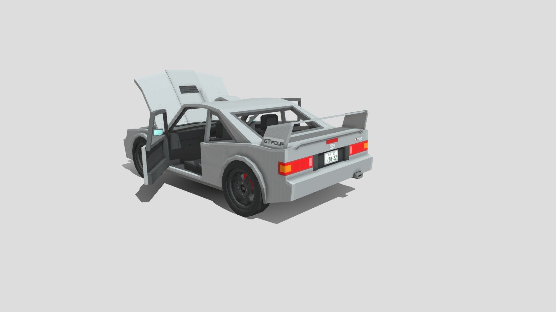 Toyota Celica GT4 ST205 (Open) - 3D model by ashminggu [8bddde5 ...