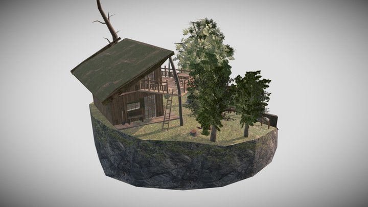 Diorama - Forest Loner 3D Model