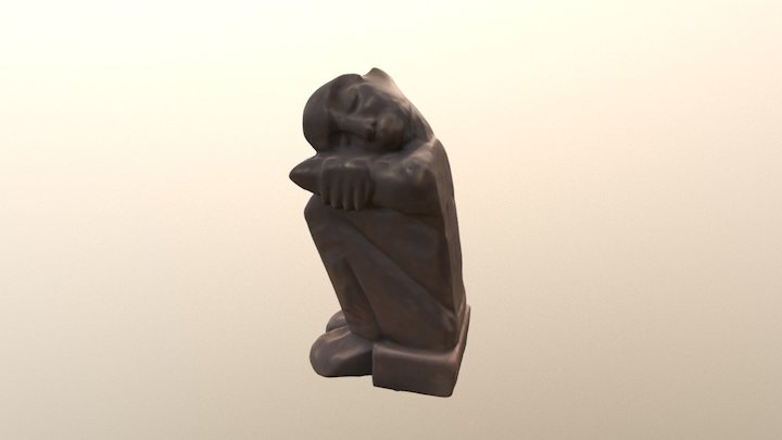 Sleeping Man Mesh 3D Model