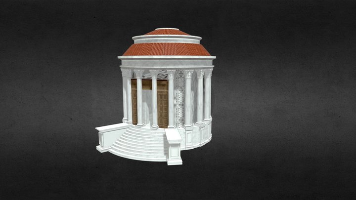 Temple of Vesta in the Roman Forum 3D Model