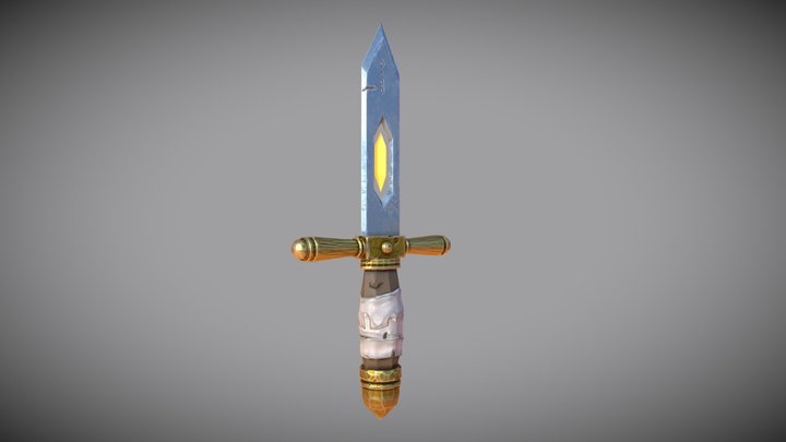 Magical Prop Dagger 3D Model