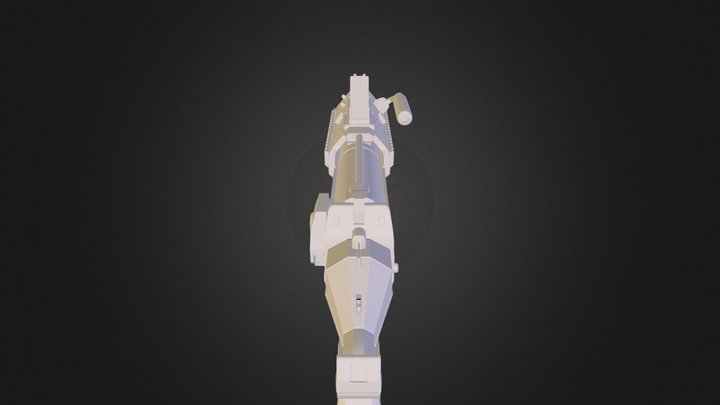 Halo Reach: M319 Individual Grenade Launcher 3D Model