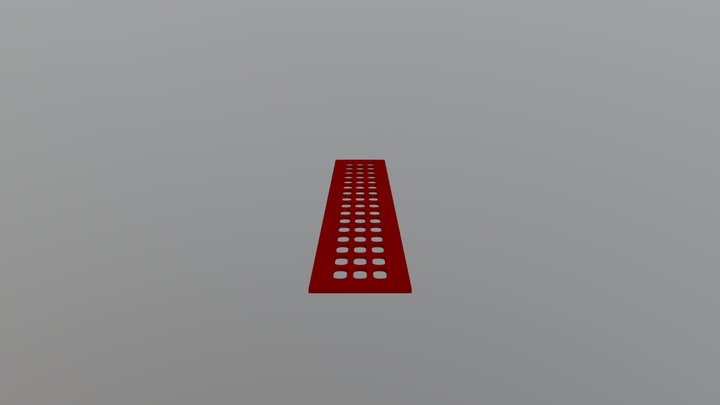 Ventilation Grille for 3D Printing 3D Model